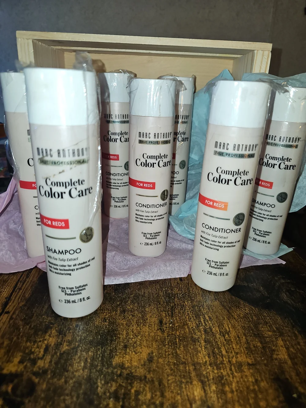 Marc Anthony Complete Color Care Shampoo & Conditioner Set - Pale Pink Bottles